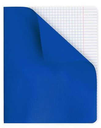 Тетрадь HATBER А4-80л,полимерная обложка-синяя