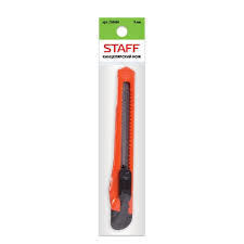 Нож канцелярский "Staff" 9 mm